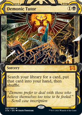 悪魔の教示者/Demonic Tutor》[2ED] 黒U | 日本最大級 MTG通販サイト