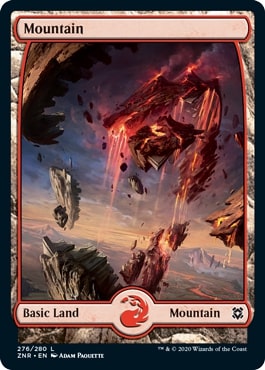276)□フルアート□《山/Mountain》[ZNR] 土地 | 日本最大級 MTG通販