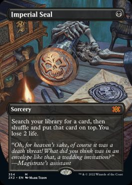 079)《伝国の玉璽/Imperial Seal》[2X2] 黒R | 日本最大級 MTG通販