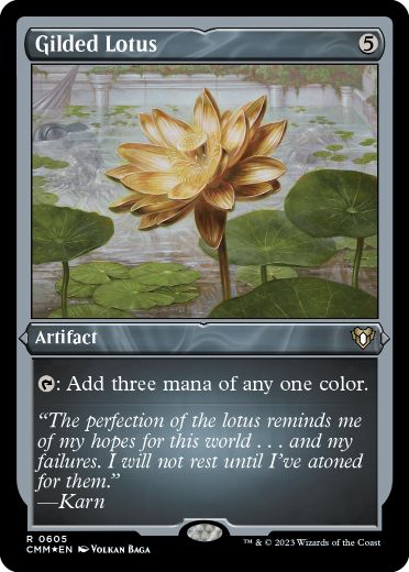205)《金粉の水蓮/Gilded Lotus》[SLD] 茶R | 日本最大級 MTG通販