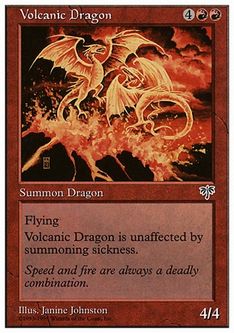 火山のドラゴン/Volcanic Dragon》[6ED] 赤R | 日本最大級 MTG通販