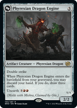 163)《ファイレクシアのドラゴン・エンジン/Phyrexian Dragon Engine