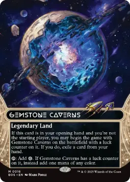 Foil】《宝石の洞窟/Gemstone Caverns》[TSP] 土地R | 日本最大級 MTG