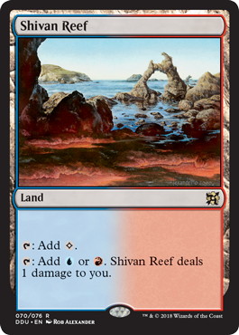 255)《シヴの浅瀬/Shivan Reef》[DMU] 土地R | 日本最大級 MTG通販
