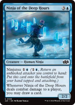 深き刻の忍者/Ninja of the Deep Hours》[C15] 青C | 日本最大級 MTG