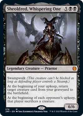 囁く者、シェオルドレッド/Sheoldred, Whispering One》[NPH] 黒R