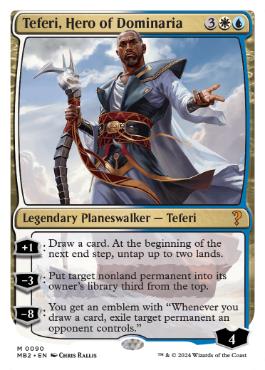 090)《ドミナリアの英雄、テフェリー/Teferi, Hero of Dominaria》[MB2