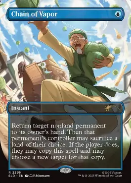2295)□ボーダーレス□《蒸気の連鎖/Chain of Vapor》[SLD] 青 | 日本