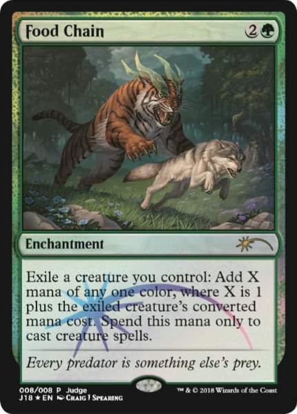 Foil】《食物連鎖/Food Chain》[MMQ] 緑R | 日本最大級 MTG通販サイト