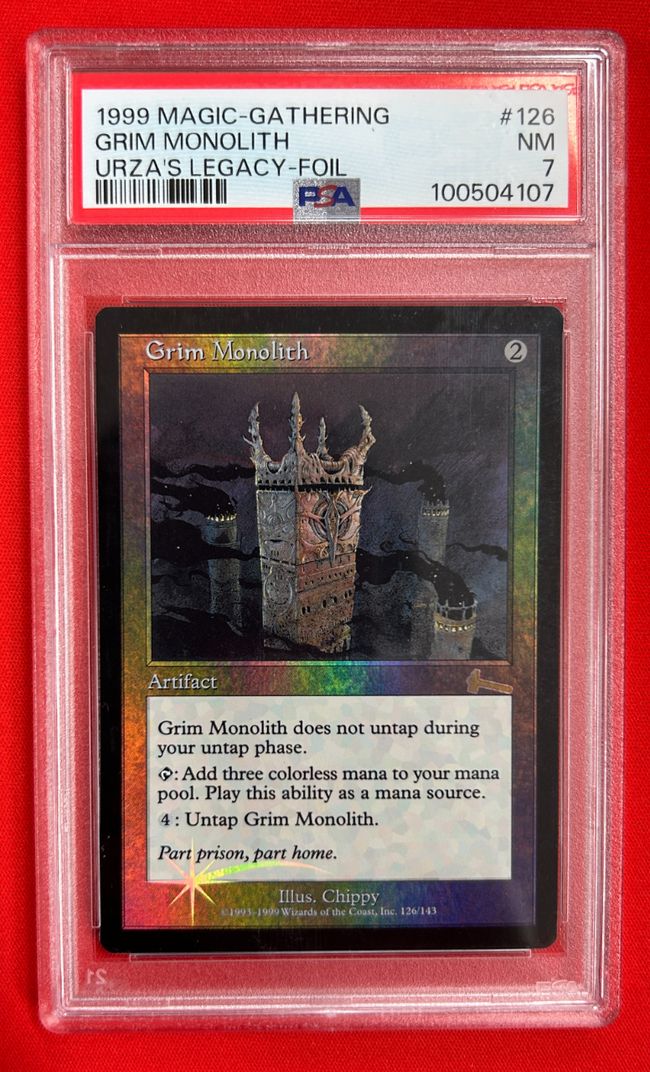 買取：【Foil】《厳かなモノリス/Grim Monolith》[ULG] 茶R | 日本最大