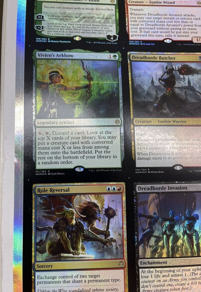 Foil】(傷有)『灯争大戦』アンカットシート③ | 日本最大級 MTG通販