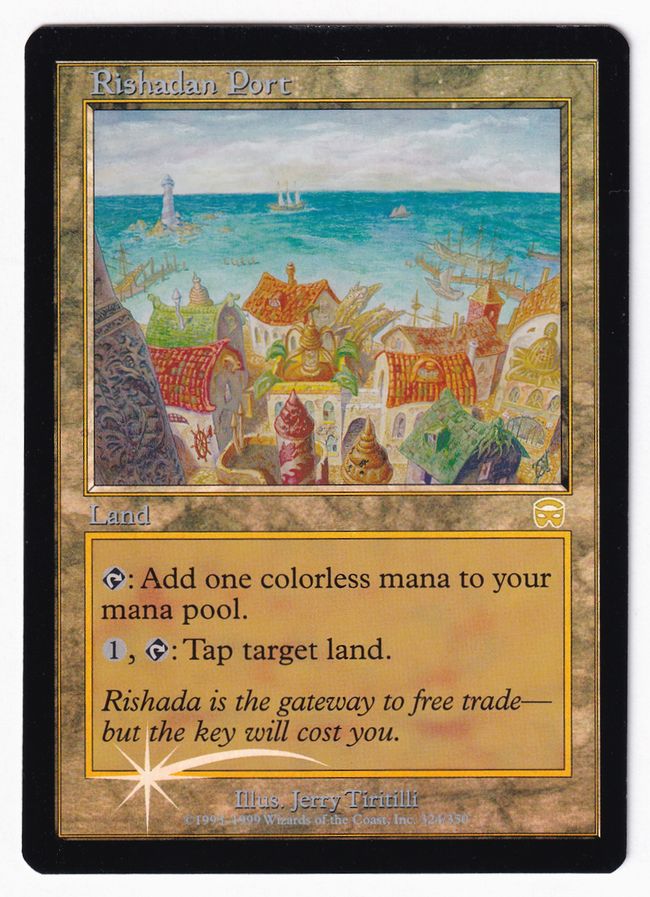 Foil】《リシャーダの港/Rishadan Port》[MMQ] 土地R | 日本最大級 MTG