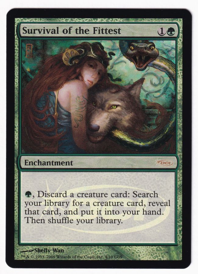 Foil】《適者生存/Survival of the Fittest》(ジャッジ褒賞)[DCIマーク