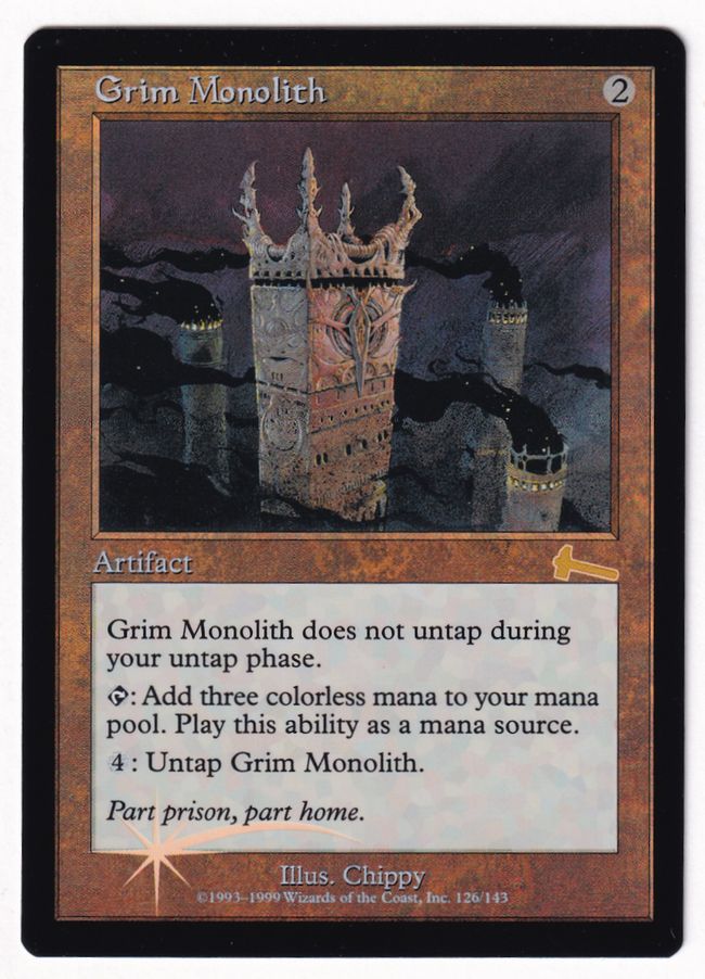 Foil】《厳かなモノリス/Grim Monolith》[ULG] 茶R | 日本最大級 MTG