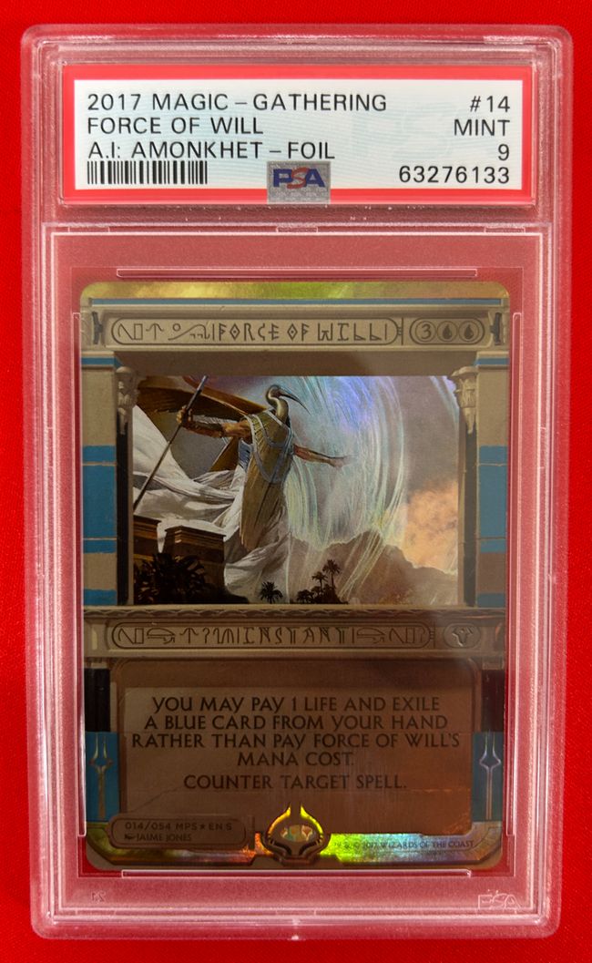 意志の力 初版 英語 4枚セット MTG意志の力 Force of Will AL