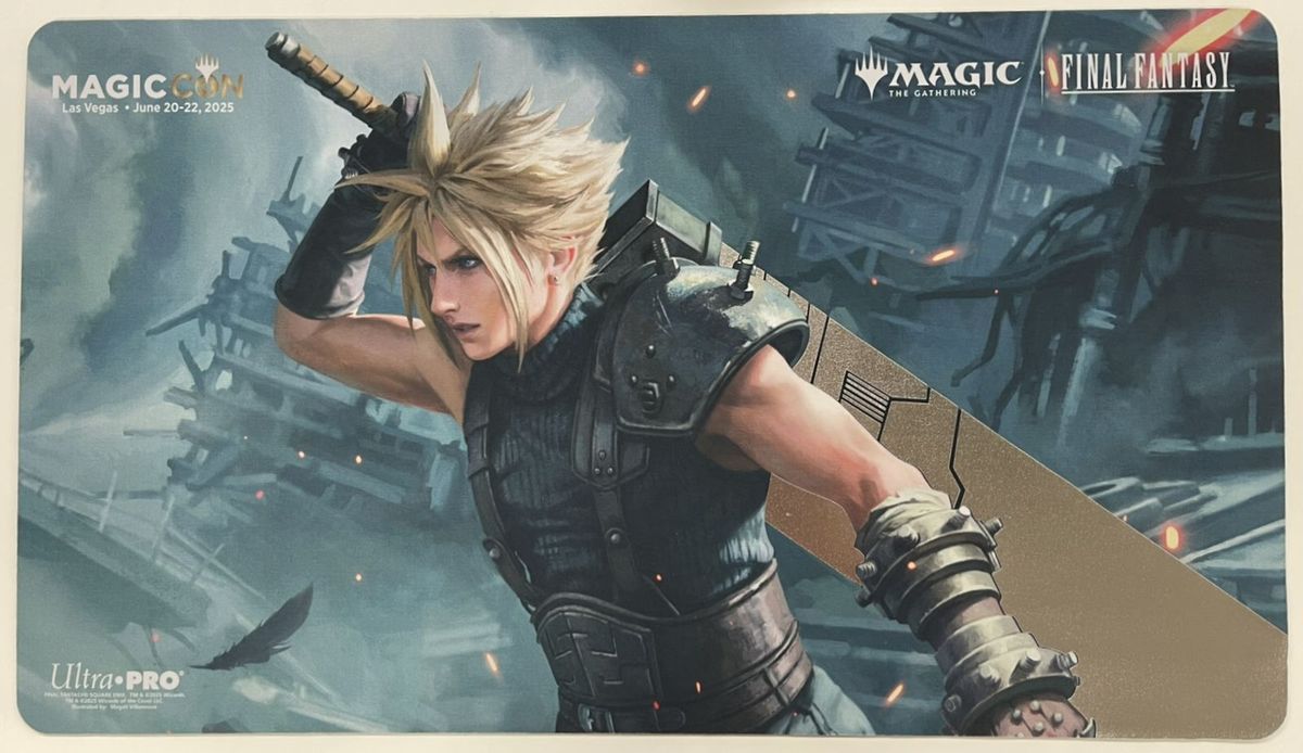 MagicCon:Las Vegas 2025 限定箔押しプレイマット《星の勇者、クラウド