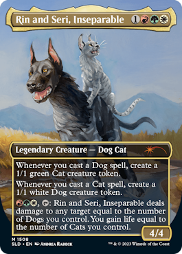 猫と犬の統率者デッキ「SECRET LAIR COMMANDER DECK: RAINING CATS AND