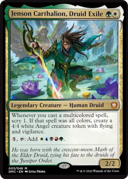 団結のドミナリア』統率者デッキ新カード情報：5色の呪文を唱える天使