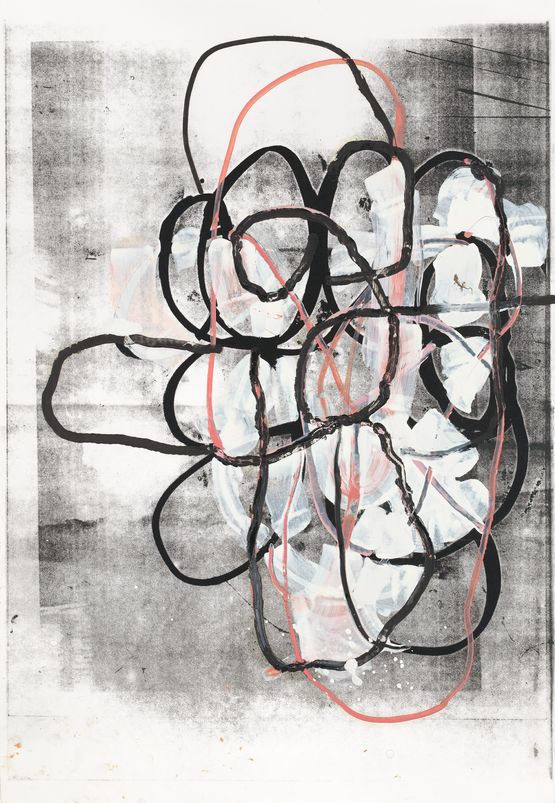 Untitled, 2021 by Christopher Wool, Oil and silkscreen on paper
