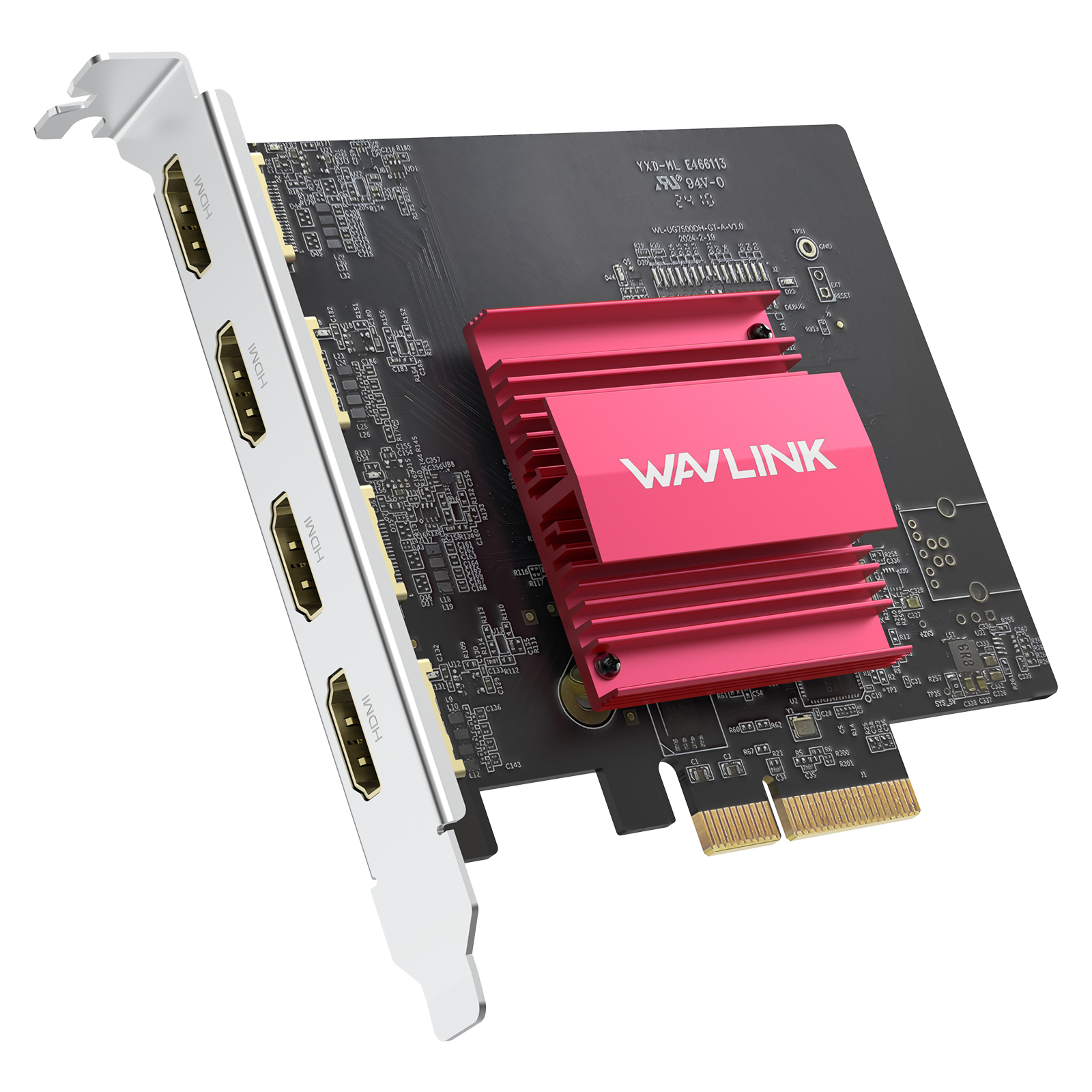 WAVLINK PCIe 3.0 to Quad 4K@60Hz HDMI Monitor Card - Global Debut
