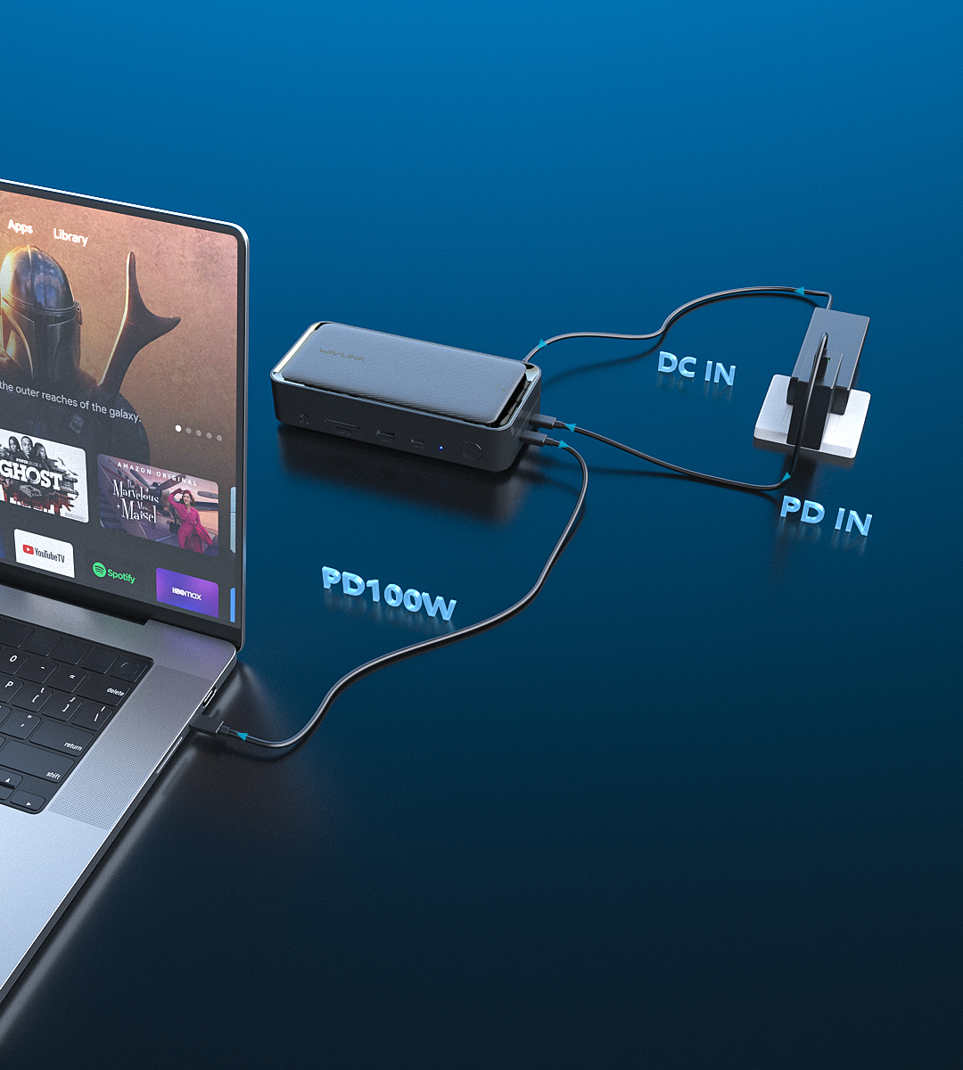 USB-C 4K Triple Display 13-in-1 Docking Station with M.2 PCIe and