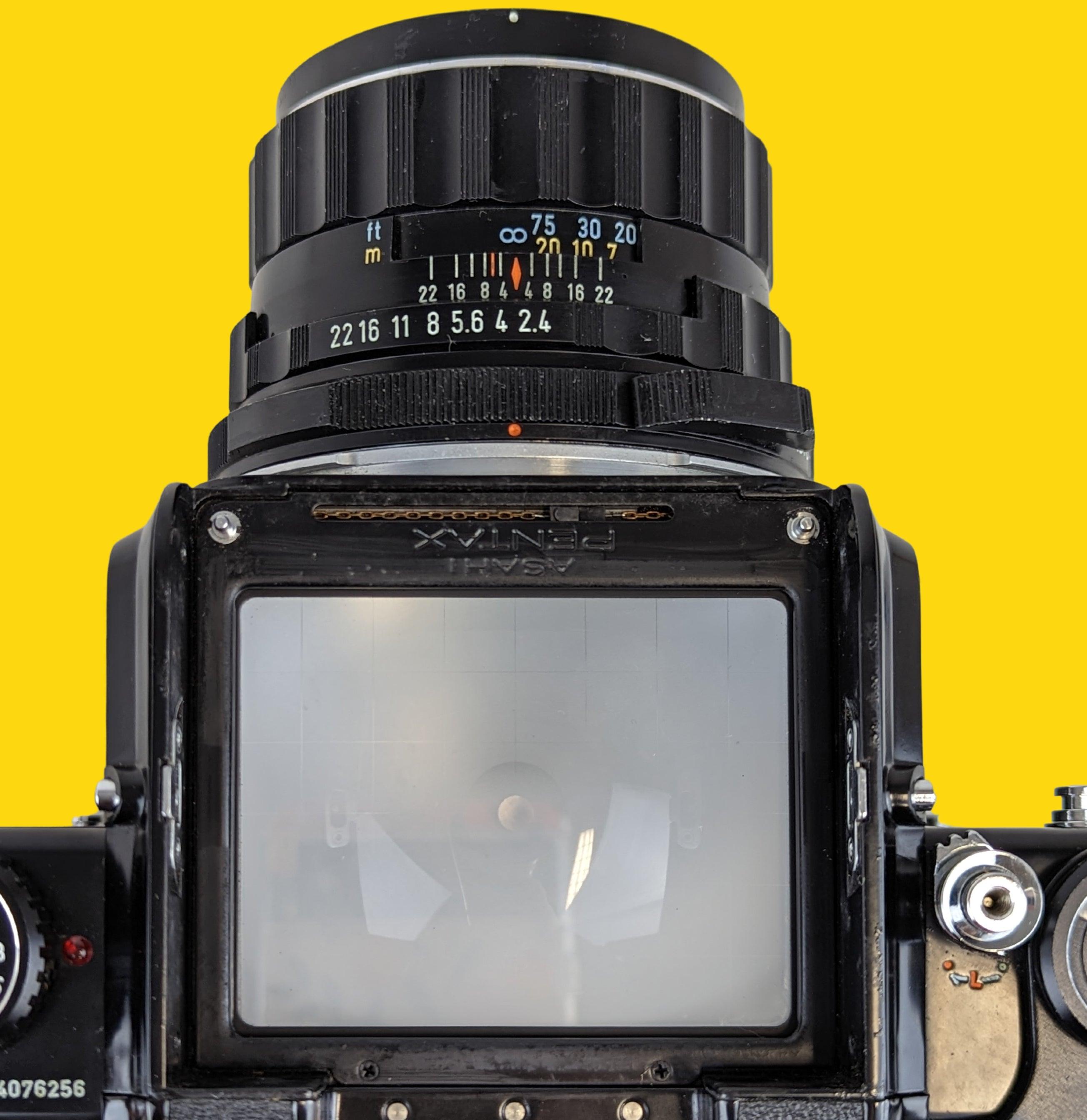 Asahi Pentax 67 MLU With 105mm F2.4 Takumar lens. 6X7 Medium