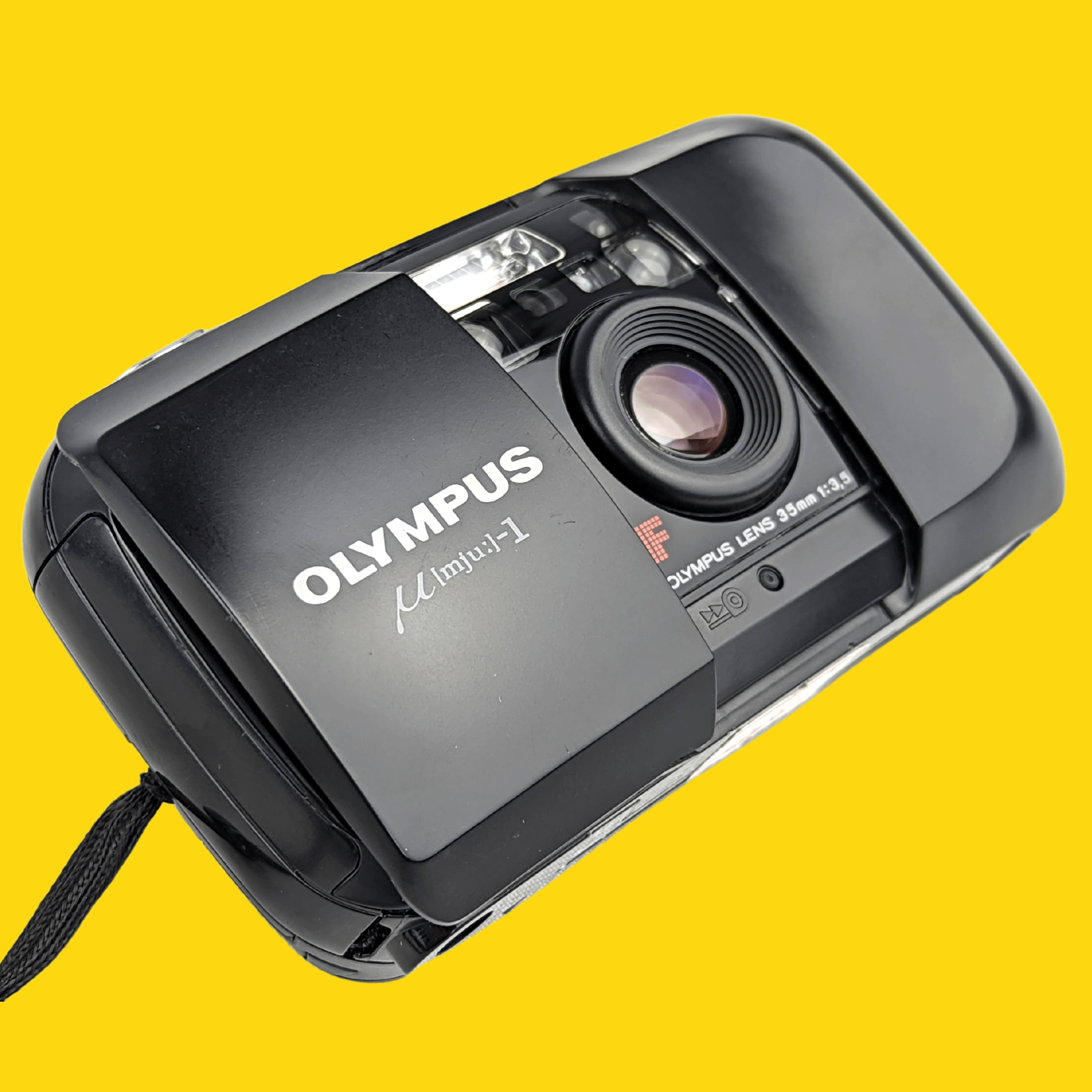 動作品OLYMPUS 初代μ[mju:]ミュー オリンパス フィルムカメラ