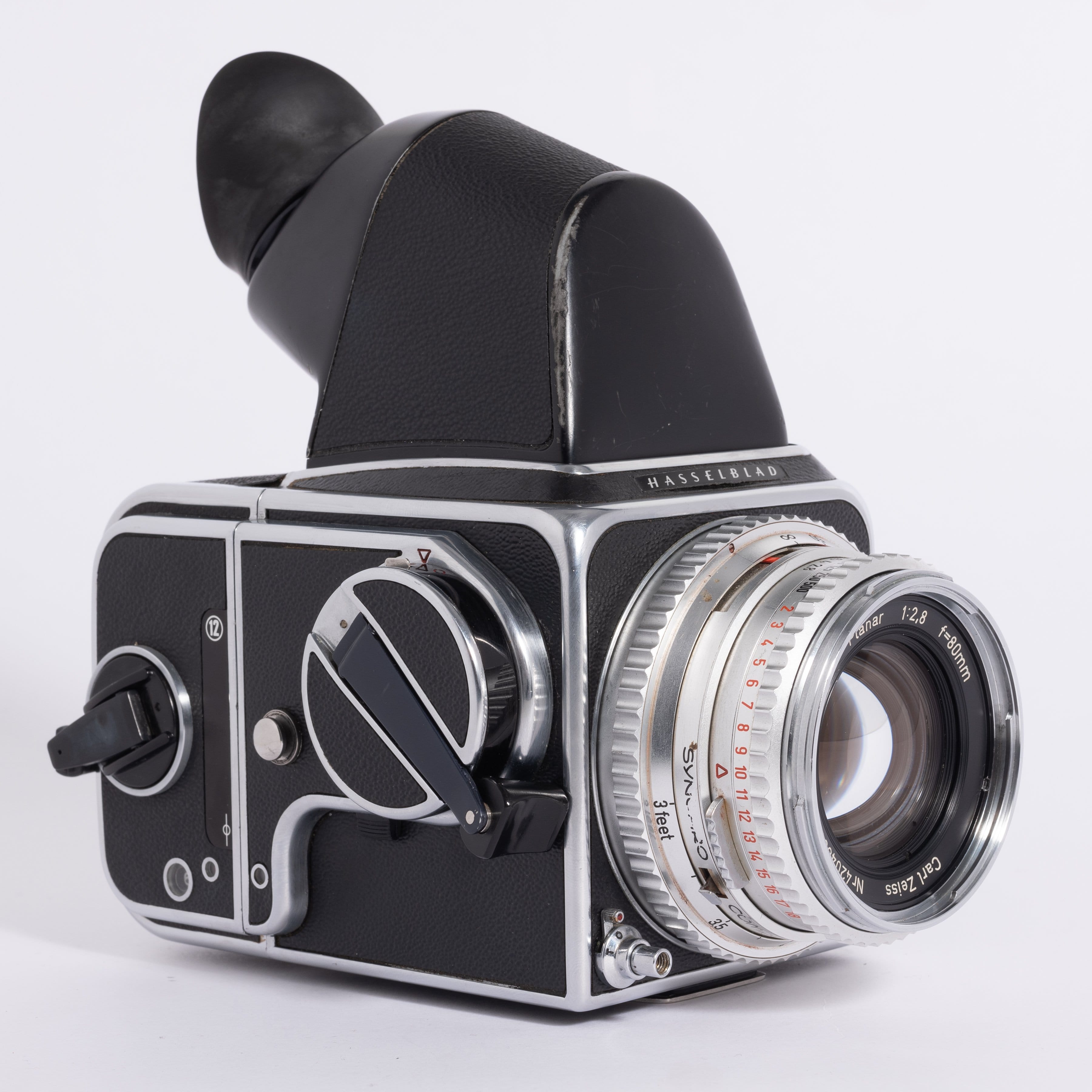 Hasselblad 500C with Zeiss Planar T* 80mm f/2.8 and Prism Finder