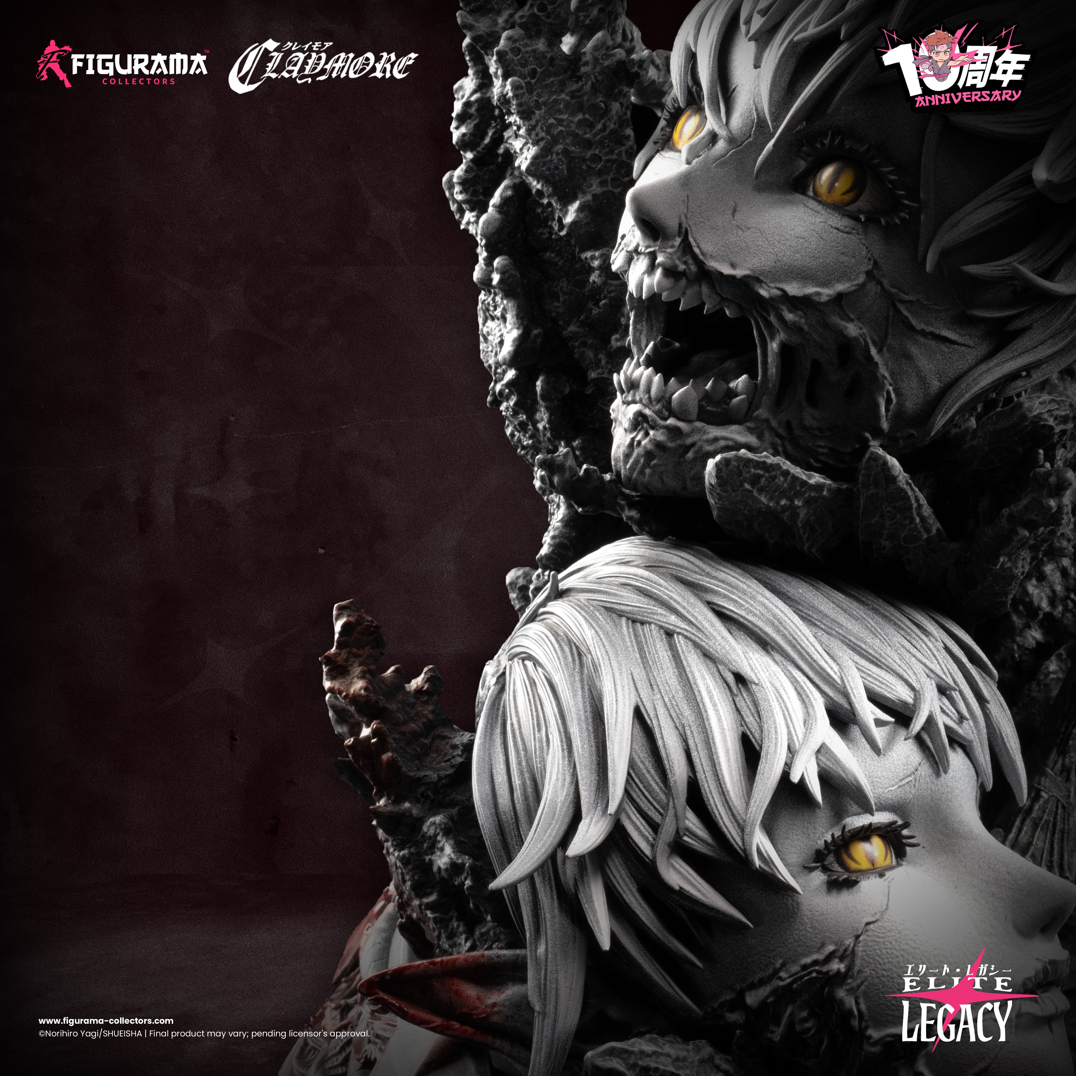 Claymore: Teresa vs. Priscilla 10th anniversary edition statue