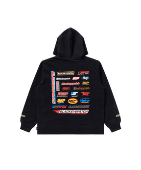 MOTORSPORT HOODIE - Black Eye Patch (ブラックアイパッチ) - tops
