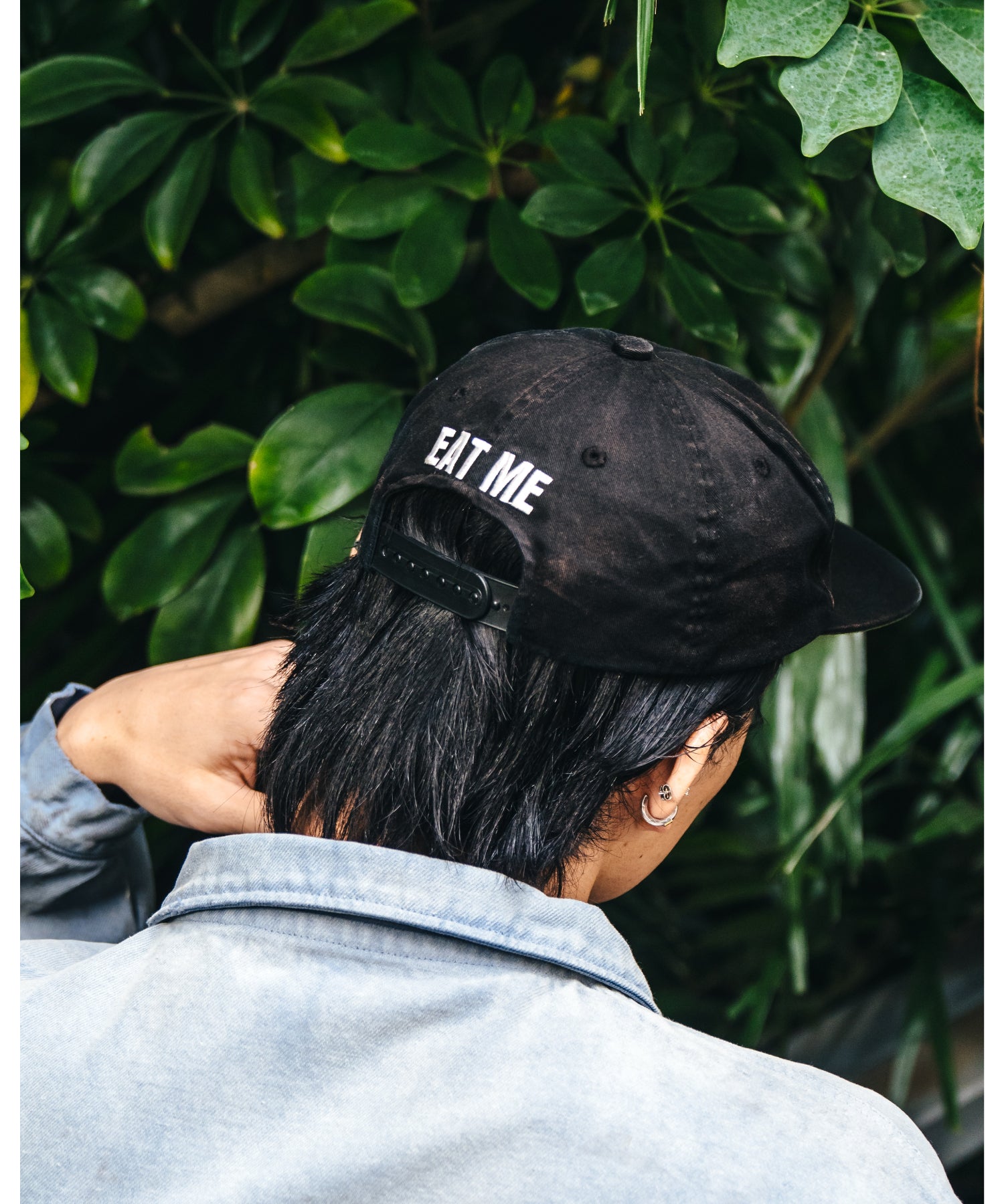 5PANEL CAP / EAT ME / BLACK - SAINT MXXXXXX (セントマイケル) - cap