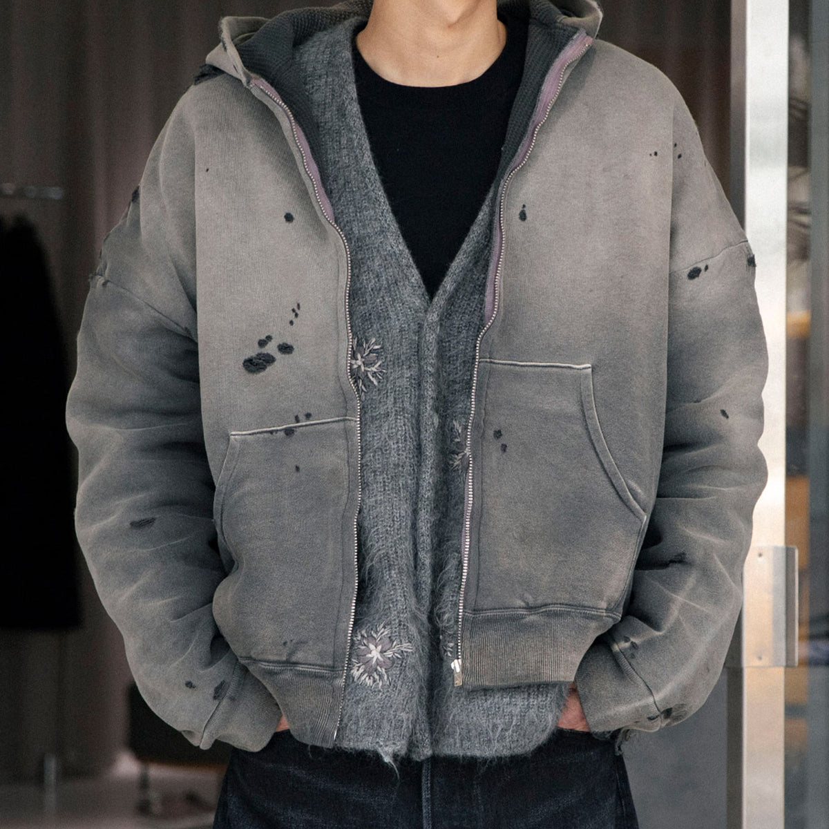 HOODIE / DBL-FC ZIP - SAINT MXXXXXX (セントマイケル) - tops