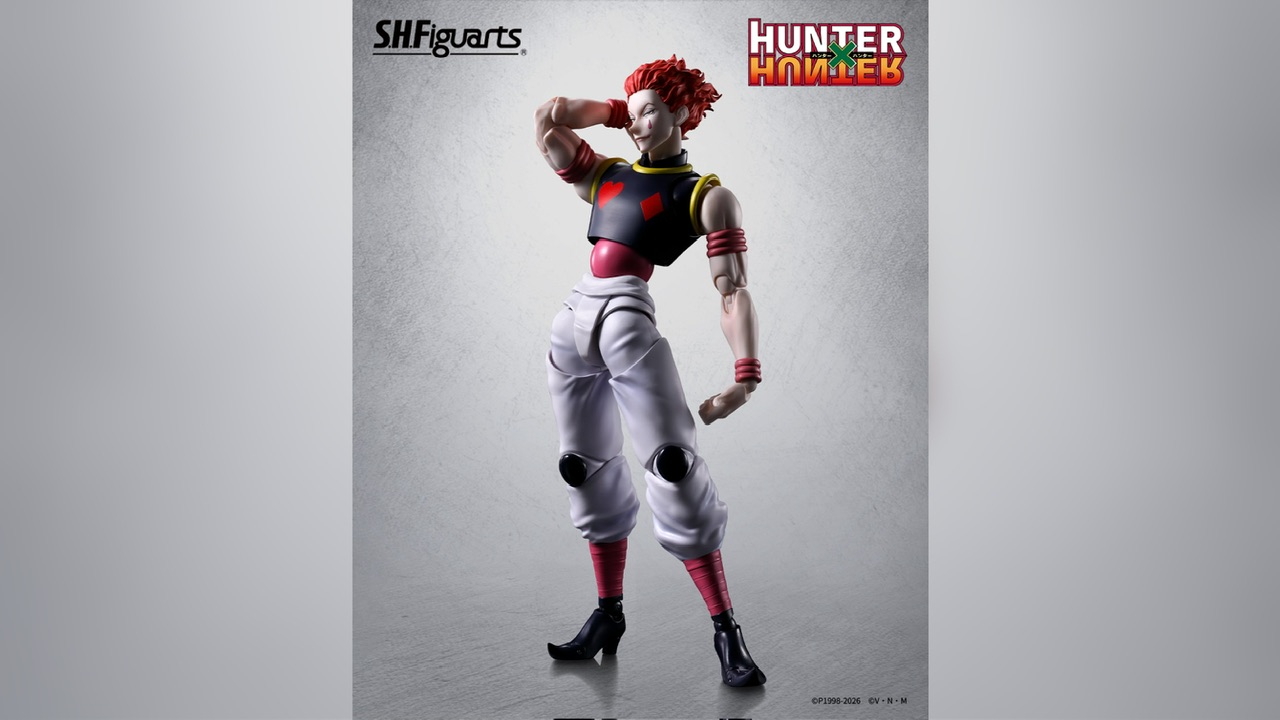 新作！「S.H.Figuarts ヒソカ」が一般販売で予約開始！『HUNTER×HUNTER
