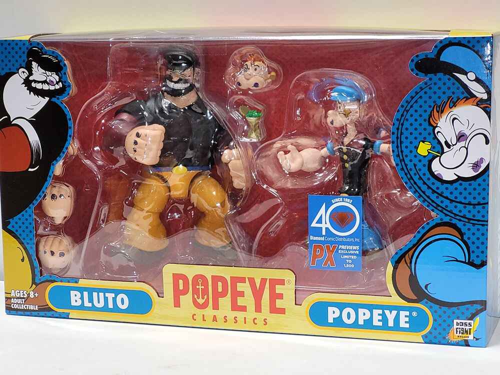 Popeye Classics: Bluto and Pope PX Exclusive 2-Pack 1:12 Scale 6