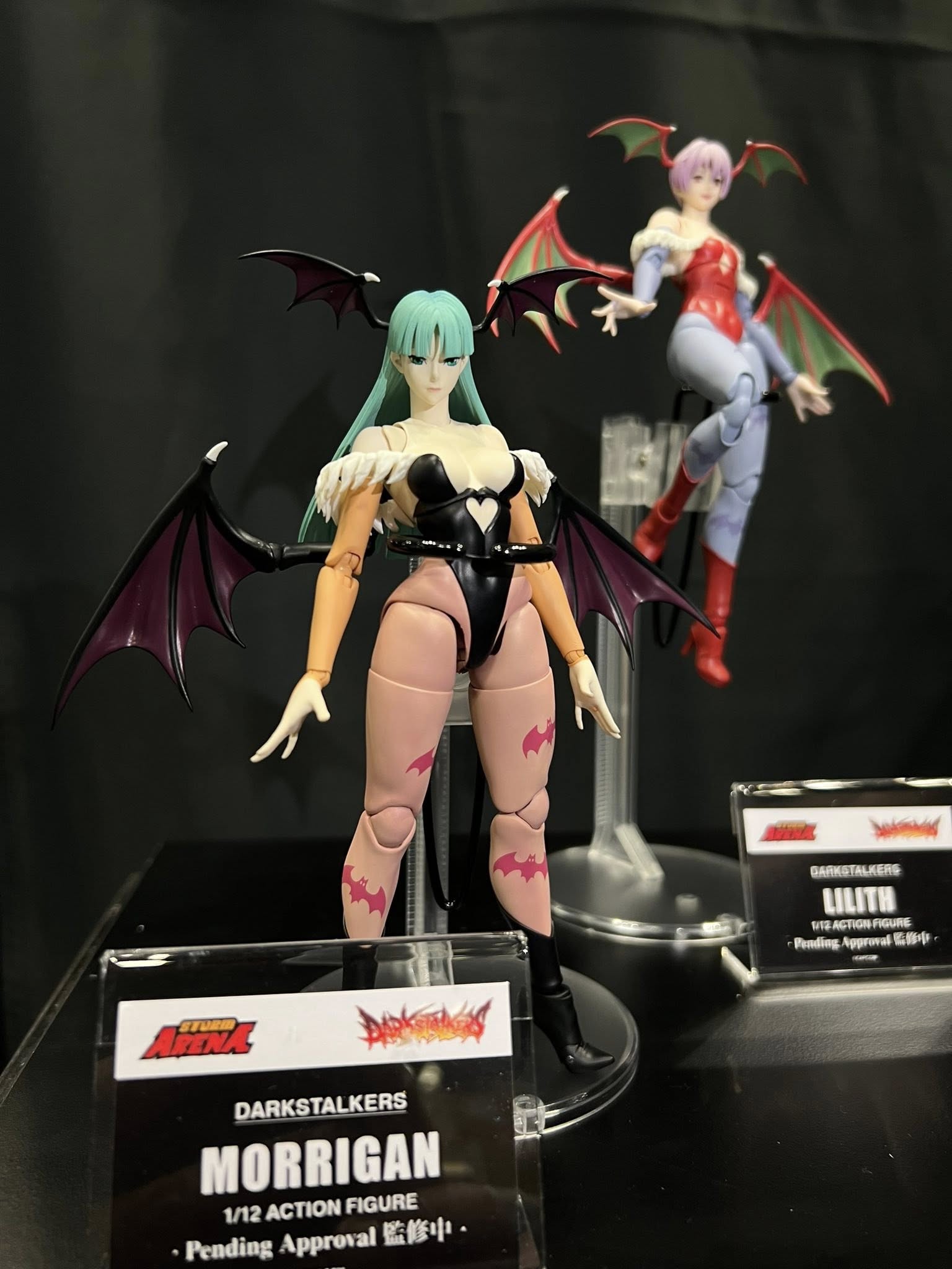 ヴァンパイア】ストームアリーナ「モリガン」「リリス」1/12アクション