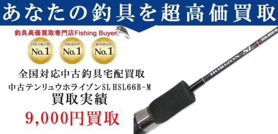 天龍 テンリュウ ホライゾンSL HSL66B-M 買取実績 | 釣具買取日本一