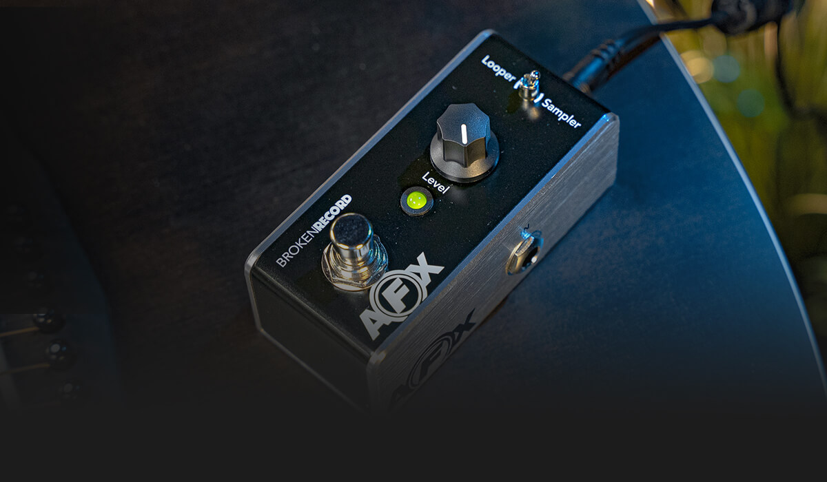 AFX Broken Record Mini Acoustic Guitar Looper Pedal