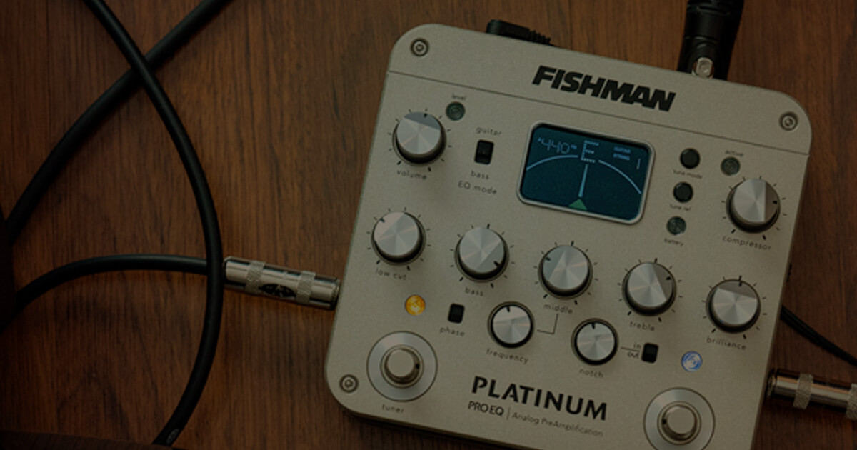 Fishman Platinum Pro EQ/DI Analog Preamp Pedal
