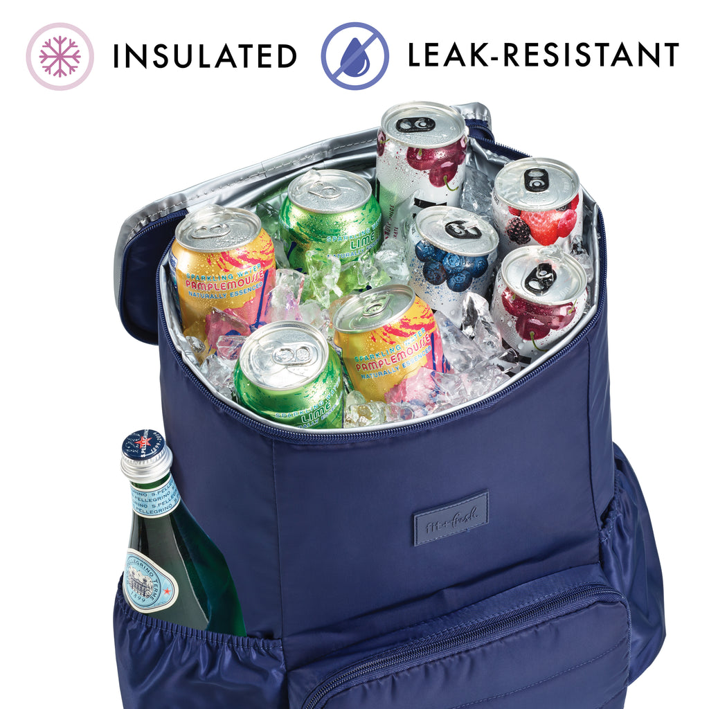 Izzy 24-Can Backpack Cooler, Midnight Blue – Fit + Fresh Online Store