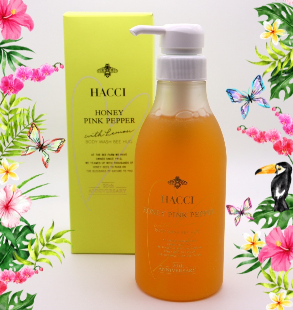 HACCI(ハッチ) / ボディウォッシュ BEE HUG ハニーピンクペッパー with