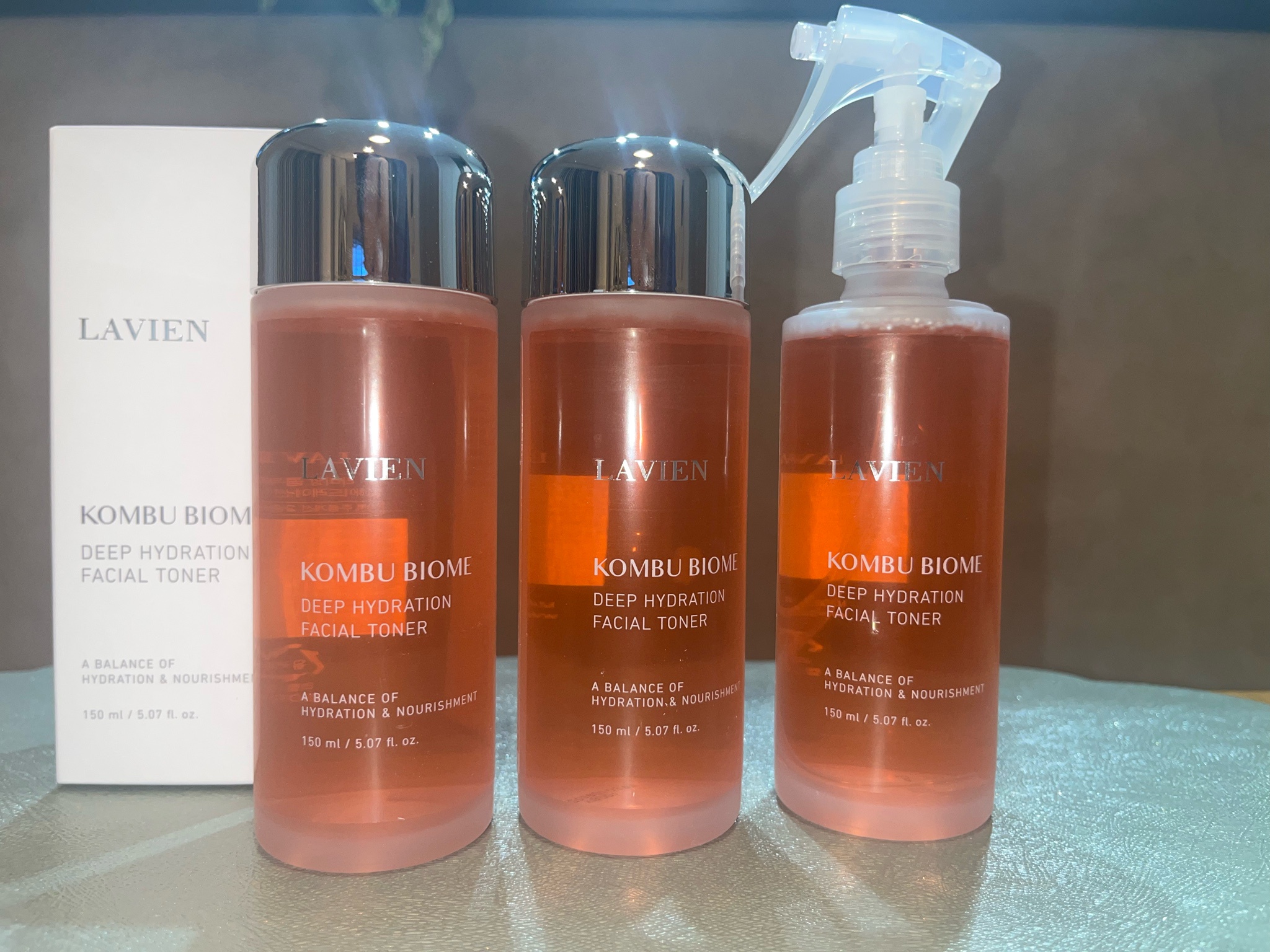 LAVIEN KOMBU BIOME コンブ トナー ＆ アンプルセット コンブ