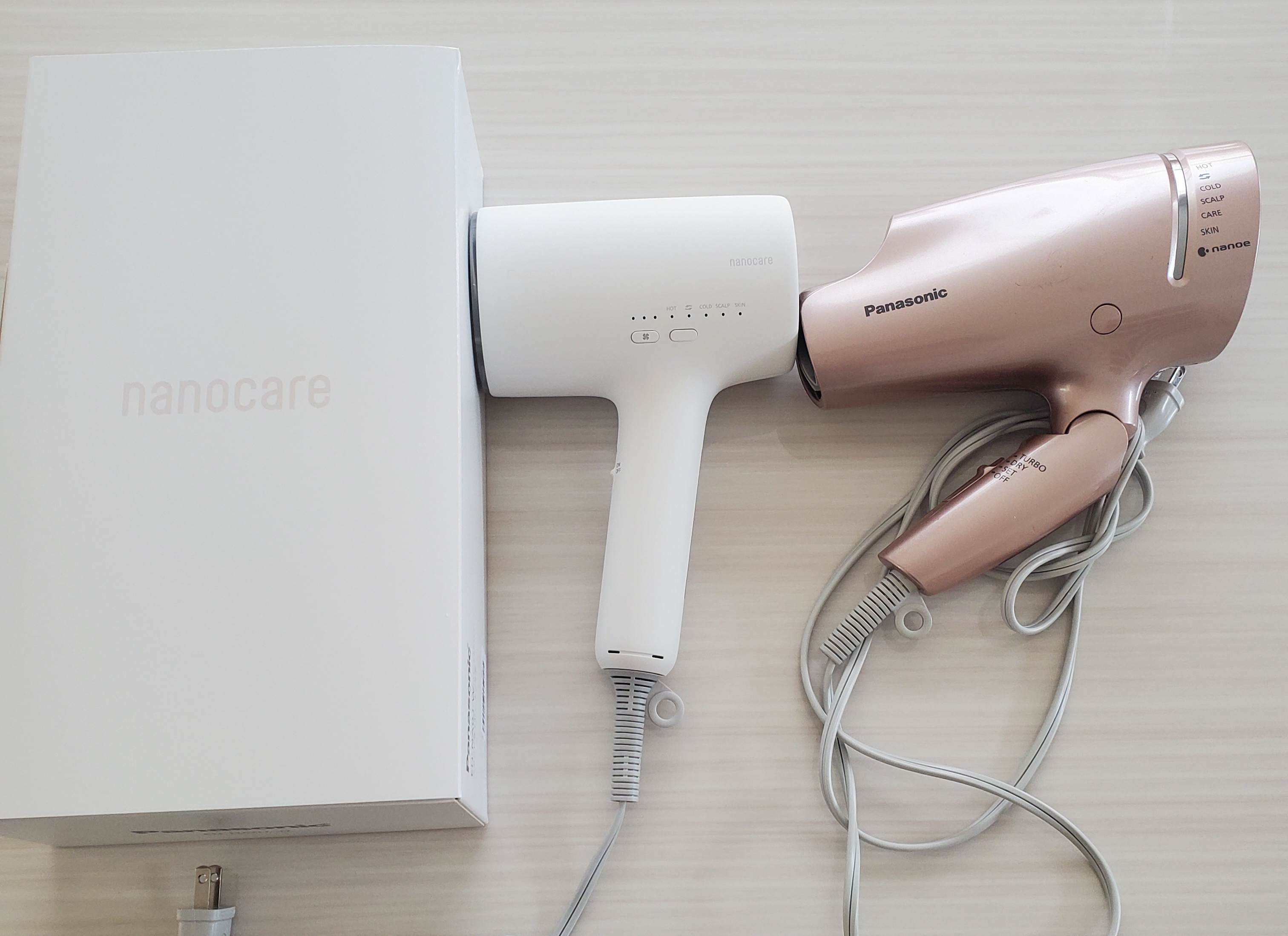 Panasonic / ヘアードライヤー ナノケア EH-NA0J -W・ウォームホワイト