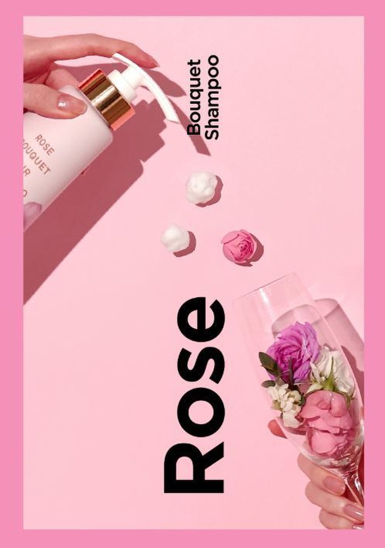 おしゃれ女子なら頭皮もケア！【新発売】ローズブーケシャンプー