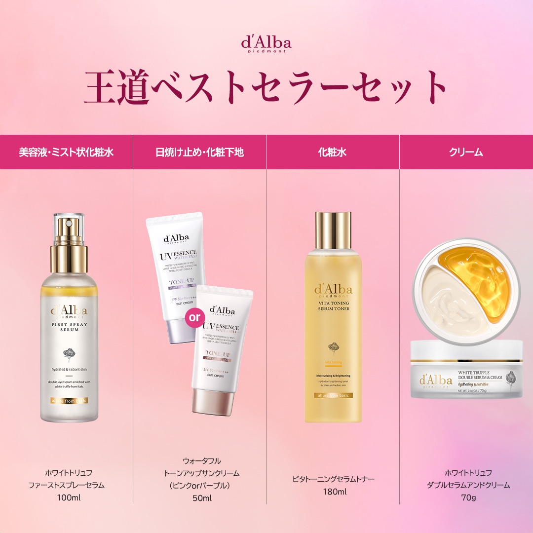 Qoo10メガ割】春に向けて、d'Albaのピックアップセットをご紹介 | d