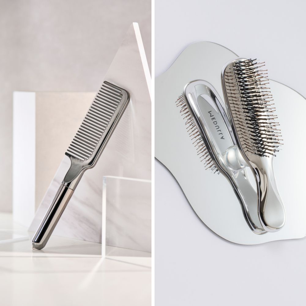 メデュラ「スカルプリフトブラシ」と「ウルトラシャインコーム」が