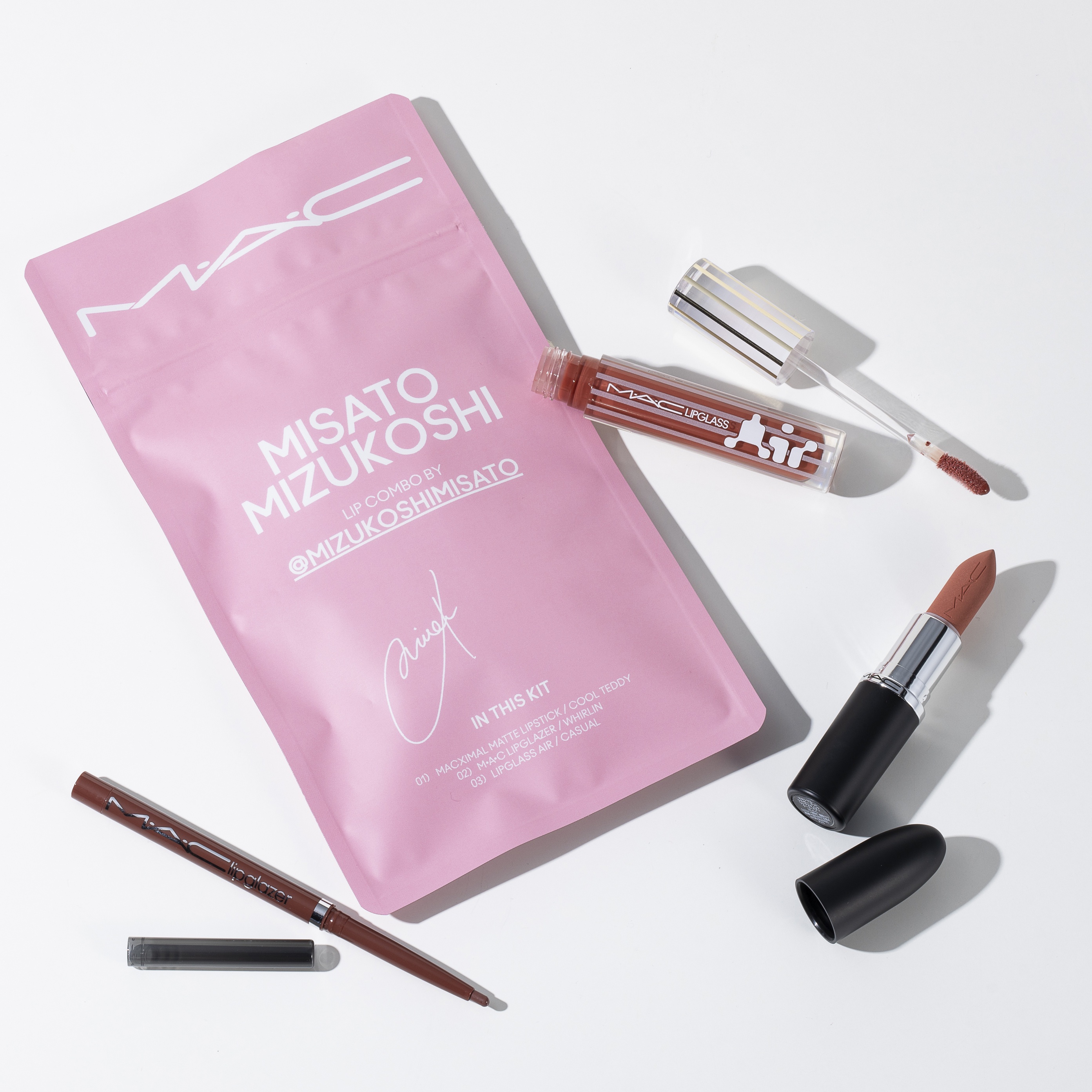 リップ コンボ ピンク】＼M・A・C × 水越みさとコラボ／ 3種類のリップ