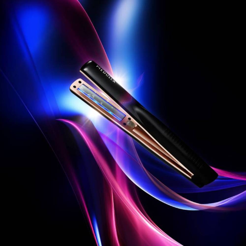 超音波アイロン ソニックシャインプロ＆キャビアヘアマスクが「紗栄子