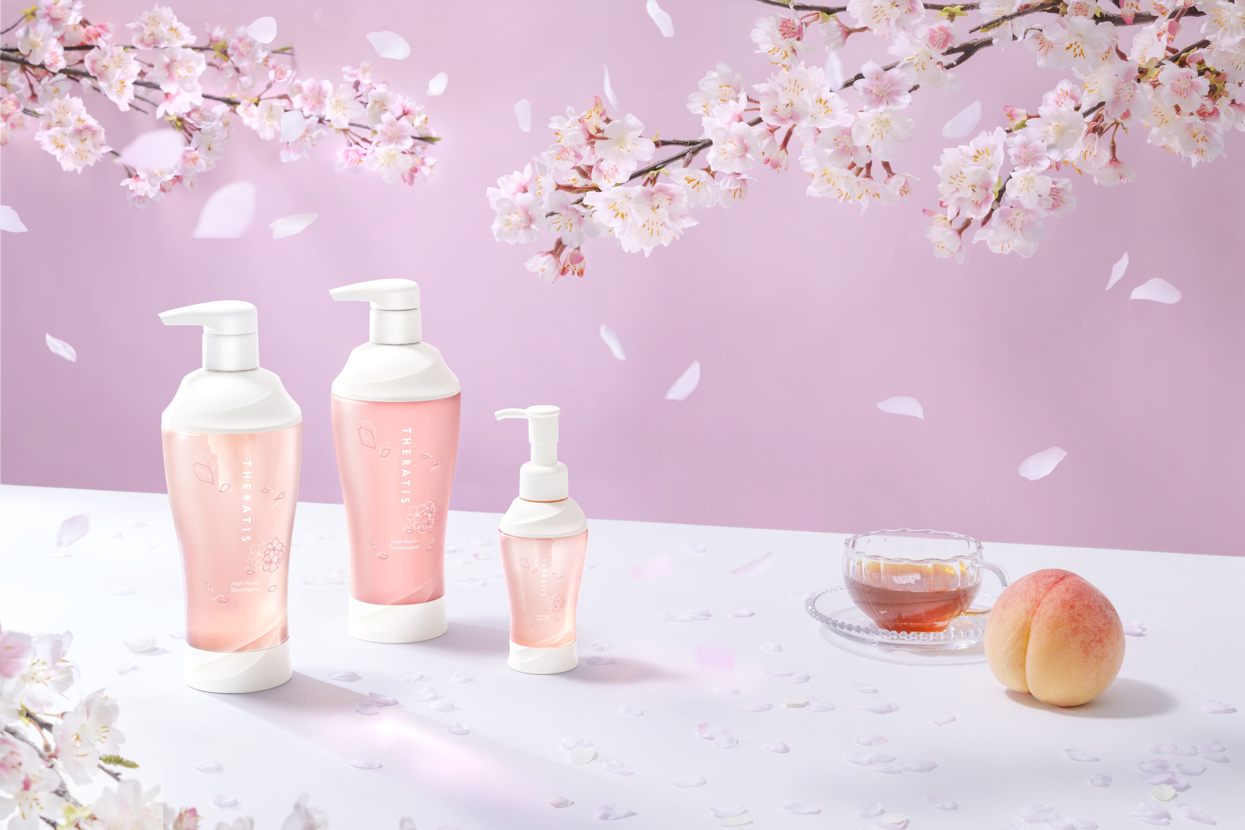 THERATIS より「夜桜×フルーツティーの香り」限定デザインが2種同時