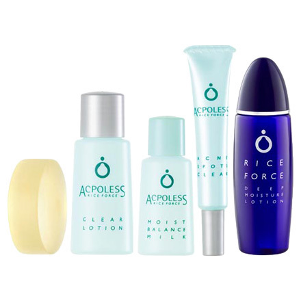 ライスフォース / アクポレス 極潤 大人ニキビ0肌スターターキットの