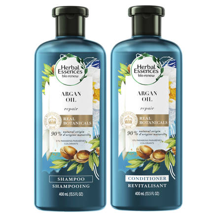 ハーバルエッセンス アルガンオイルシャンプー 400ml x 10本 旧パケ
